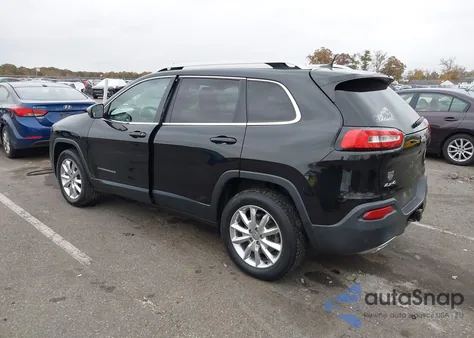 2015 Jeep Cherokee Limited from USA, damaged, VIN 1C4PJMDS9FW773750